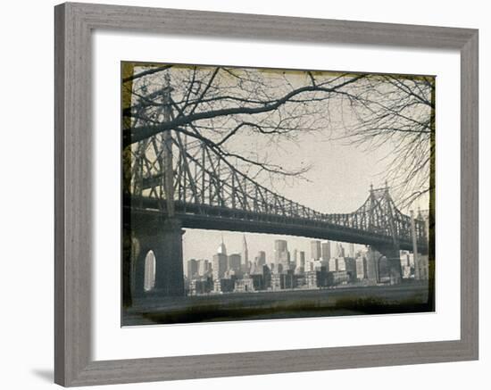 New York City In Winter II-British Pathe-Framed Giclee Print