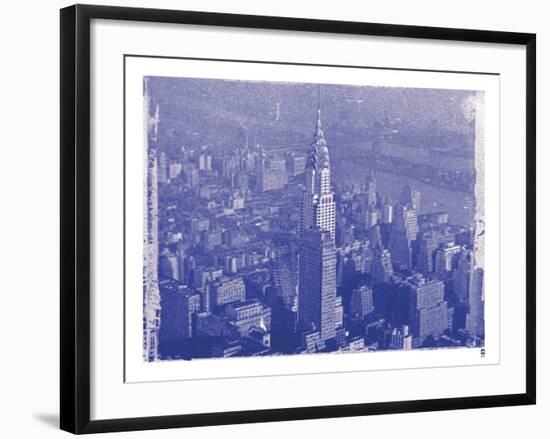 New York City In Winter IV In Colour-British Pathe-Framed Giclee Print