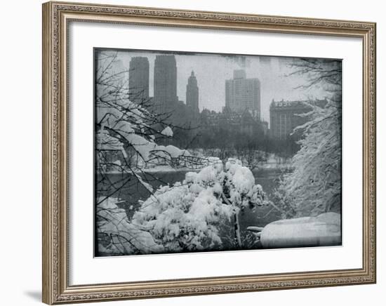 New York City In Winter IX-British Pathe-Framed Giclee Print