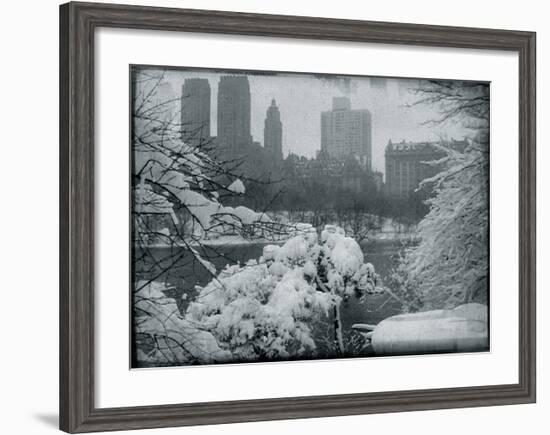 New York City In Winter IX-British Pathe-Framed Giclee Print