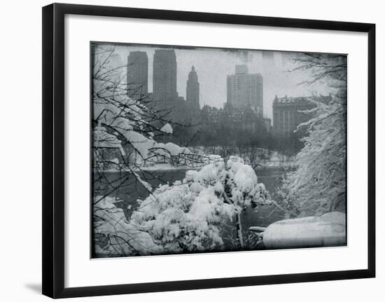 New York City In Winter IX-British Pathe-Framed Giclee Print