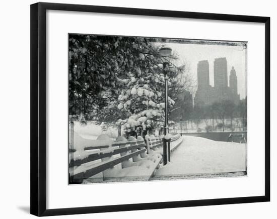 New York City In Winter VIII-British Pathe-Framed Giclee Print