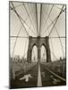 New York City, Manhattan, Brooklyn Bridge at Dawn, USA-Gavin Hellier-Mounted Photographic Print