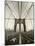 New York City, Manhattan, Brooklyn Bridge at Dawn, USA-Gavin Hellier-Mounted Photographic Print