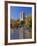 New York City, Manhattan, Central Park and the Grand Buildings across the Lake in Autumn, USA-Gavin Hellier-Framed Photographic Print