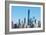 New York City Manhattan Skyline over Hudson River Viewed from New Jersey-haveseen-Framed Photographic Print