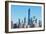 New York City Manhattan Skyline over Hudson River Viewed from New Jersey-haveseen-Framed Photographic Print