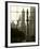 New York City, Manhattan, Statue of Christopher Columbus in Columbus Circle Viewed Through a Glass -Gavin Hellier-Framed Photographic Print