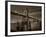 New York City, Manhattan, the Brooklyn and Manhattan Bridges Spanning the East River, USA-Gavin Hellier-Framed Photographic Print