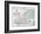 New York City Map, 1728-null-Framed Giclee Print