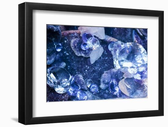 New York City, Ny Beautiful Gems and Crystals on Display-Julien McRoberts-Framed Photographic Print