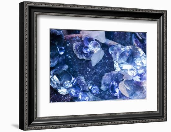 New York City, Ny Beautiful Gems and Crystals on Display-Julien McRoberts-Framed Photographic Print