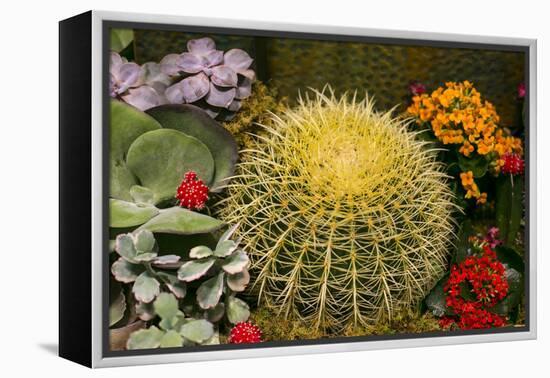 New York City, NY, USA. Floral Displays for Spring-Julien McRoberts-Framed Premier Image Canvas