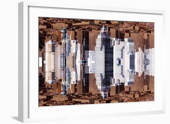 New York City Reflections Series-Philippe Hugonnard-Framed Photographic Print