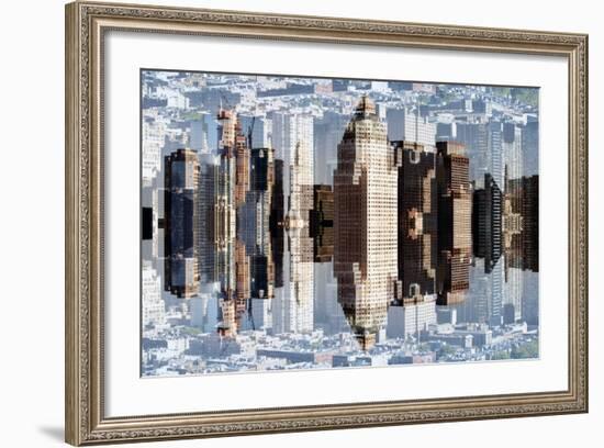 New York City Reflections Series-Philippe Hugonnard-Framed Photographic Print