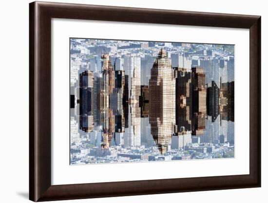 New York City Reflections Series-Philippe Hugonnard-Framed Photographic Print