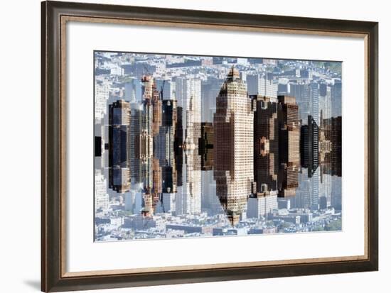 New York City Reflections Series-Philippe Hugonnard-Framed Photographic Print