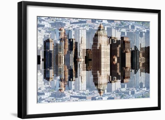 New York City Reflections Series-Philippe Hugonnard-Framed Photographic Print