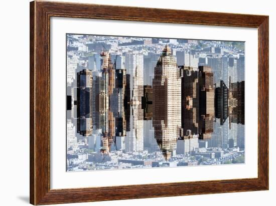 New York City Reflections Series-Philippe Hugonnard-Framed Photographic Print