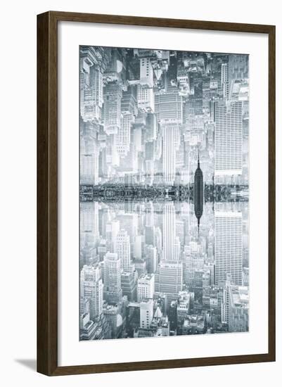 New York City Reflections Series-Philippe Hugonnard-Framed Photographic Print