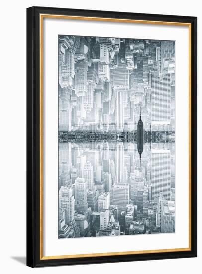 New York City Reflections Series-Philippe Hugonnard-Framed Photographic Print