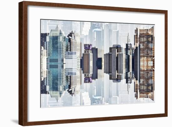 New York City Reflections Series-Philippe Hugonnard-Framed Photographic Print