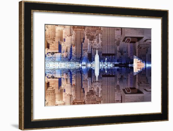 New York City Reflections Series-Philippe Hugonnard-Framed Photographic Print