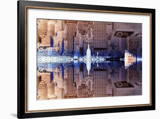 New York City Reflections Series-Philippe Hugonnard-Framed Photographic Print