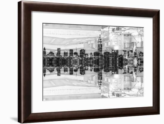 New York City Reflections Series-Philippe Hugonnard-Framed Photographic Print