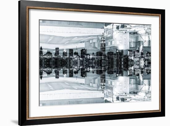 New York City Reflections Series-Philippe Hugonnard-Framed Photographic Print