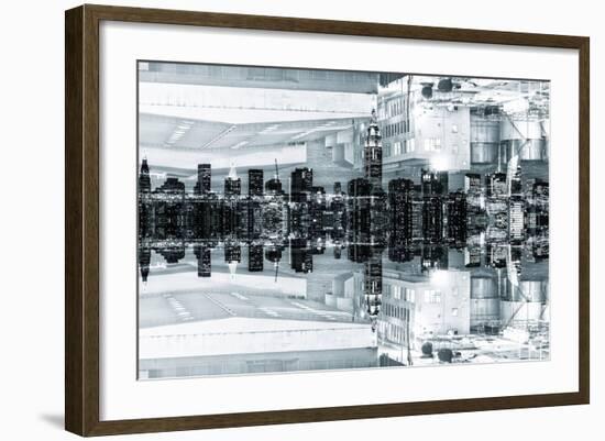 New York City Reflections Series-Philippe Hugonnard-Framed Photographic Print