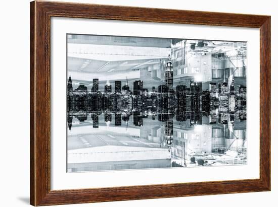 New York City Reflections Series-Philippe Hugonnard-Framed Photographic Print