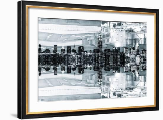 New York City Reflections Series-Philippe Hugonnard-Framed Photographic Print