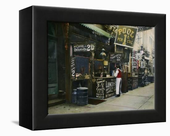 New York City Restaurant-null-Framed Premier Image Canvas