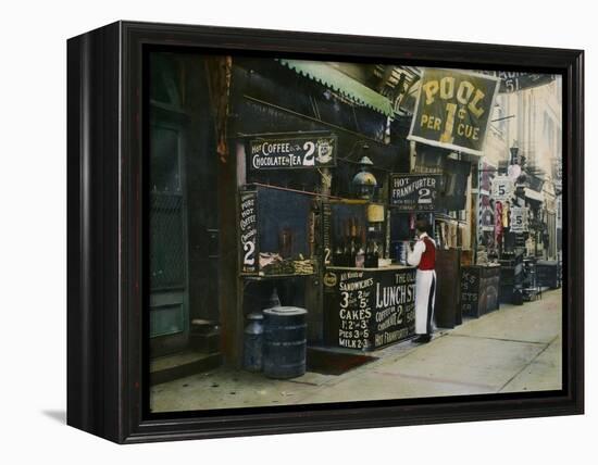 New York City Restaurant-null-Framed Premier Image Canvas