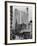 New York City's Broadway in the Downtown Financial District in 1916-null-Framed Photo