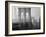 New York City's Brooklyn Bridge During a Bleak Afternoon-Leonard Mccombe-Framed Photographic Print