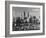 New York City Skyline and Brooklyn Bridge, 1948-Andreas Feininger-Framed Photographic Print