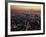 New York City Skyline at Night, NY-Barry Winiker-Framed Photographic Print