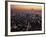 New York City Skyline at Night, NY-Barry Winiker-Framed Photographic Print