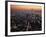 New York City Skyline at Night, NY-Barry Winiker-Framed Photographic Print