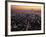 New York City Skyline at Night, NY-Barry Winiker-Framed Photographic Print