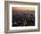 New York City Skyline at Night, NY-Barry Winiker-Framed Photographic Print