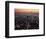 New York City Skyline at Night, NY-Barry Winiker-Framed Photographic Print