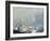 New York City Skyline from Brooklyn Harbor, Ships Docked in Foreground-Joseph Pennell-Framed Giclee Print