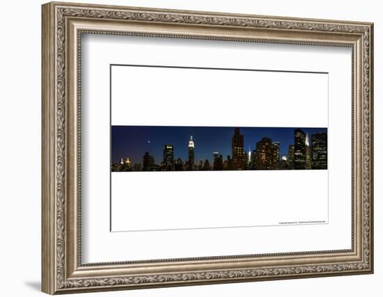 New York City Skyline Panorama-null-Framed Photo