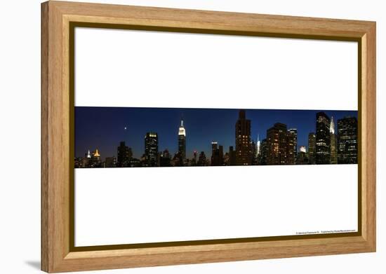 New York City Skyline Panorama-null-Framed Stretched Canvas