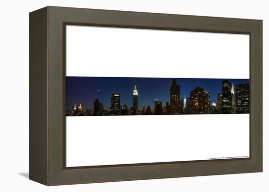 New York City Skyline Panorama-null-Framed Stretched Canvas