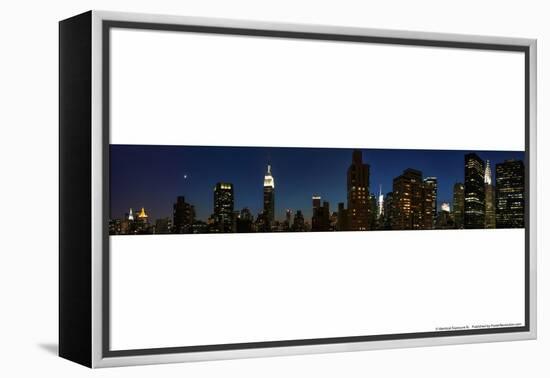 New York City Skyline Panorama-null-Framed Stretched Canvas