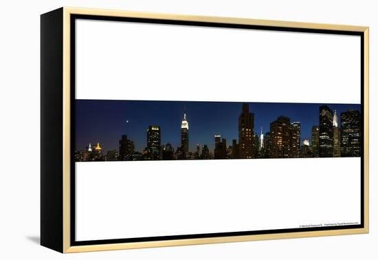 New York City Skyline Panorama-null-Framed Stretched Canvas